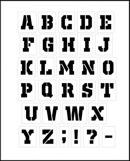 Buchstaben Ausdrucken Vorlagen In A4 - 30 Alphabet Zum Ausdrucken Und