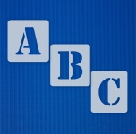 Alphabete A-Z - Schablonen Set mit einzelnen Buchstaben ● in vielen Größen