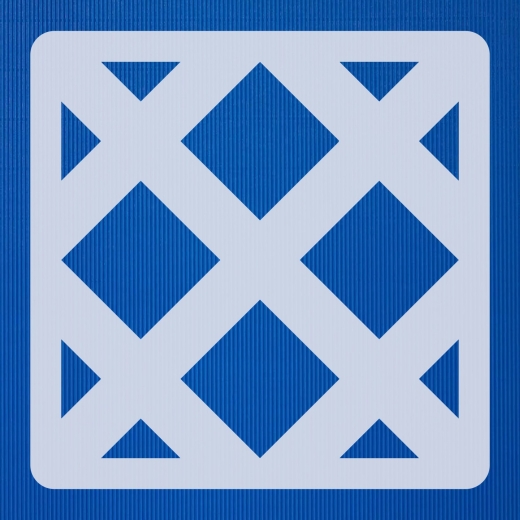 Geometrisches Muster Nr.03 | 20cm x 20cm - Schablonen für Fliese - Wand - Möbel|