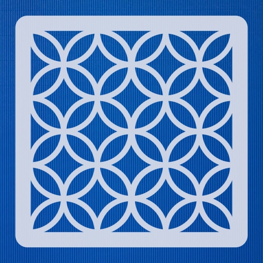 Orientalisches Muster Nr.07 | 15cm x 15cm - Schablonen für Fliese - Wand - Möbel|