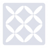 Geometrisches Muster Nr.05 | 15cm x 15cm - Schablonen für Fliese - Wand - Möbel|