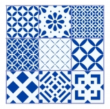 Geometrisches Muster Nr.06 | 15cm x 15cm - Schablonen für Fliese - Wand - Möbel|