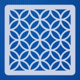 Orientalisches Muster Nr.07 | 10cm x 10cm - Schablonen für Fliese - Wand - Möbel|