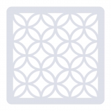 Orientalisches Muster Nr.07 | 15cm x 15cm - Schablonen für Fliese - Wand - Möbel|