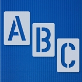 Schablonen-Set Buchstaben Nr.35 ● ab 8,95 EUR ● 30 einzelne Schablonen ● in vielen Größen