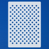 Muster-Schablone Kreise - Durchmesser von ca. Ø 1cm