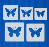 Schablone Schmetterlinge ● 7cm, 8cm, 9cm, 10cm und 11cm groß | Schablonen Set 5-teilig