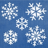 Schablonen Set ● 5 einzelne Schneeflocken ● 6cm, 7cm, 8cm, 9cm und 10cm groß
