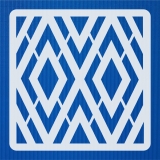 Orientalisches Muster Nr.09 | 10cm x 10cm - Schablonen für Fliese - Wand - Möbel|