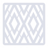 Orientalisches Muster Nr.09 | 15cm x 15cm - Schablonen für Fliese - Wand - Möbel|