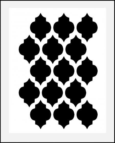 Zahlenschablone 7cm hoch Zahlen von 0-9 10 einzelne Schablonen Set Nr.5