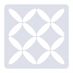 Geometrisches Muster Nr.05 | 20cm x 20cm - Schablonen für Fliese - Wand - Möbel|