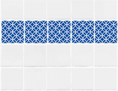 Orientalisches Muster Nr.07 | 15cm x 15cm - Schablonen für Fliese - Wand - Möbel|