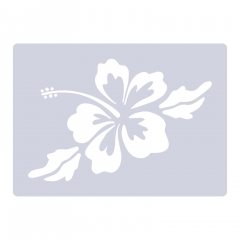 Hibiskus Blüte ● Motiv-Schablone